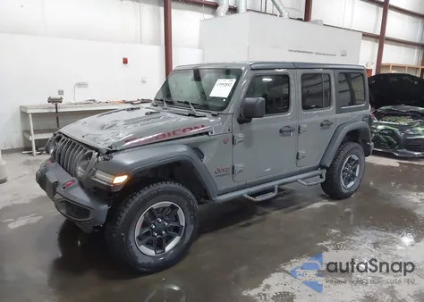 2019 Jeep Wrangler Unlimited Rubicon 4X4 z USA, uszkodzony, nr VIN 1C4HJXFN5KW546885